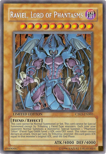 Yu-Gi-Oh Card: Raviel, Lord of Phantasms