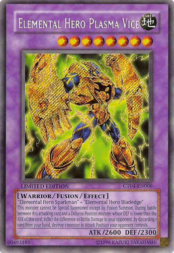 Yu-Gi-Oh Card: Elemental HERO Plasma Vice