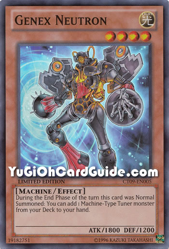 Yu-Gi-Oh Card: Genex Neutron