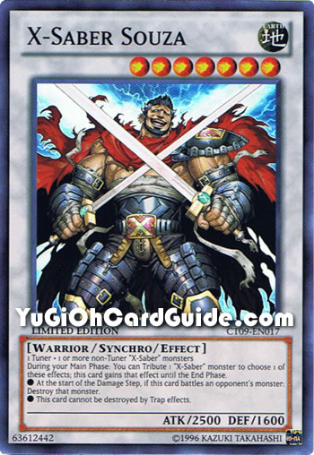 Yu-Gi-Oh Card: X-Saber Souza