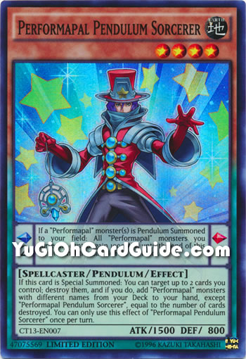Yu-Gi-Oh Card: Performapal Pendulum Sorcerer