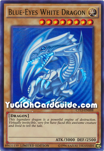 Yu-Gi-Oh Card: Blue-Eyes White Dragon