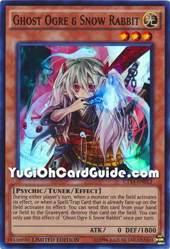 Yu-Gi-Oh Card: Ghost Ogre & Snow Rabbit