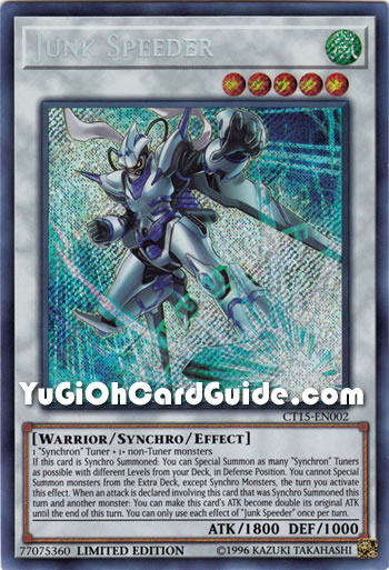 Yu-Gi-Oh Card: Junk Speeder