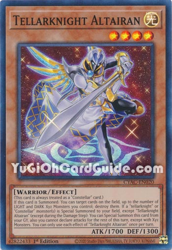 Yu-Gi-Oh Card: Tellarknight Altairan