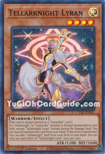 Yu-Gi-Oh Card: Tellarknight Lyran