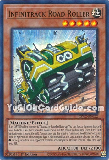 Yu-Gi-Oh Card: Infinitrack Road Roller