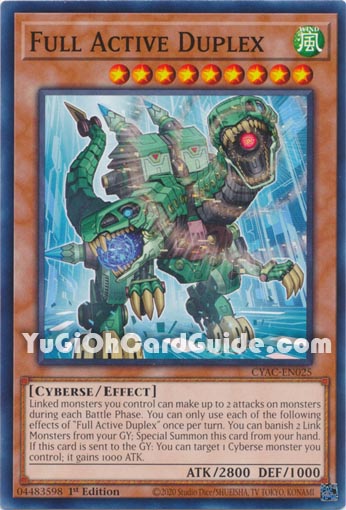 Yu-Gi-Oh Card: Full Active Duplex