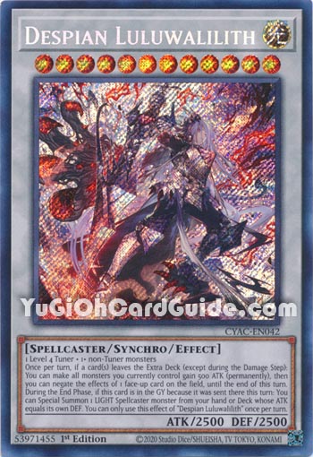 Yu-Gi-Oh Card: Despian Luluwalilith