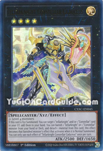 Yu-Gi-Oh Card: Tellarknight Constellar Caduceus