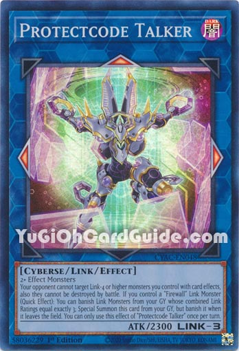 Yu-Gi-Oh Card: Protectcode Talker