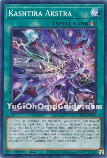 Yu-Gi-Oh Card: Kashtira Akstra