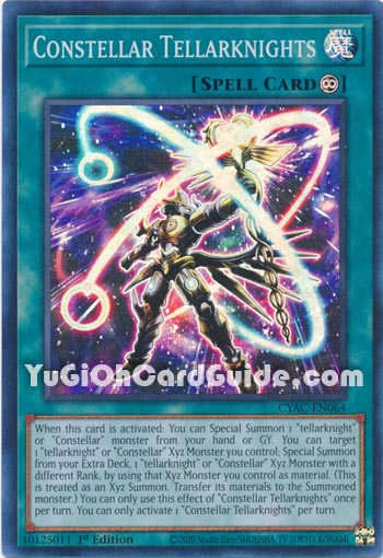 Yu-Gi-Oh Card: Constellar Tellarknights