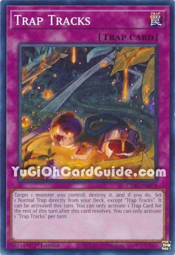 Yu-Gi-Oh Card: Trap Tracks