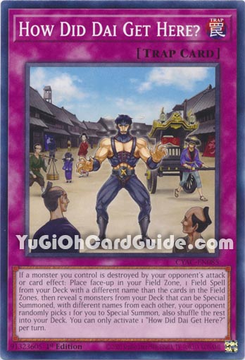 Yu-Gi-Oh Card: How Did Dai Get Here?