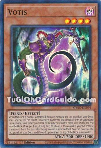 Yu-Gi-Oh Card: Votis