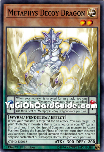 Yu-Gi-Oh Card: Metaphys Decoy Dragon