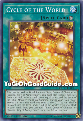 Yu-Gi-Oh Card: Cycle of the World