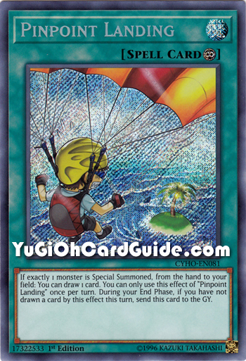 Yu-Gi-Oh Card: Pinpoint Landing
