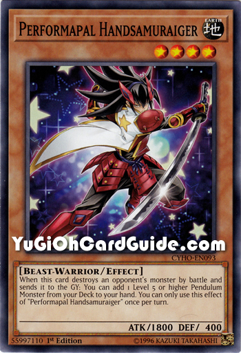 Yu-Gi-Oh! Performapal Lebellman - CYHO-EN094 Common 1st Edition - Cybernetic Horizon Trading Card