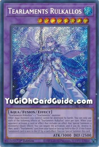 Yu-Gi-Oh Card: Tearlaments Rulkallos