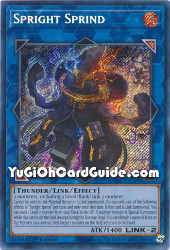 Yu-Gi-Oh Card: Spright Sprind