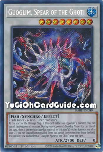 Yu-Gi-Oh Card: Guoglim, Spear of the Ghoti