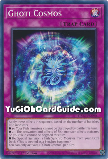 Yu-Gi-Oh Card: Ghoti Cosmos