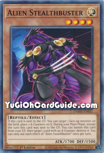Yu-Gi-Oh Card: Alien Stealthbuster
