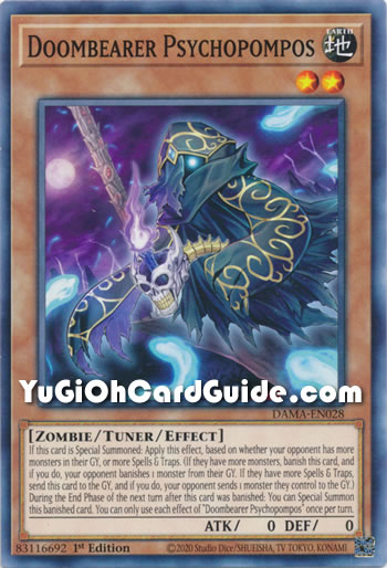 Yu-Gi-Oh Card: Doombearer Psychopompos