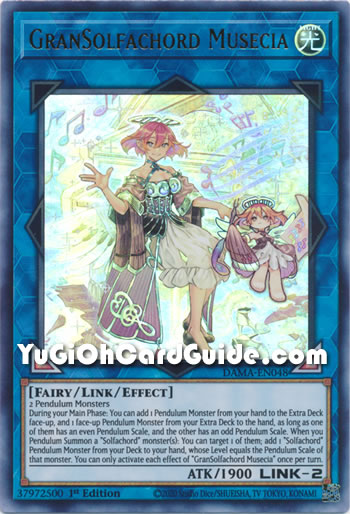 Yu-Gi-Oh Card: GranSolfachord Musecia