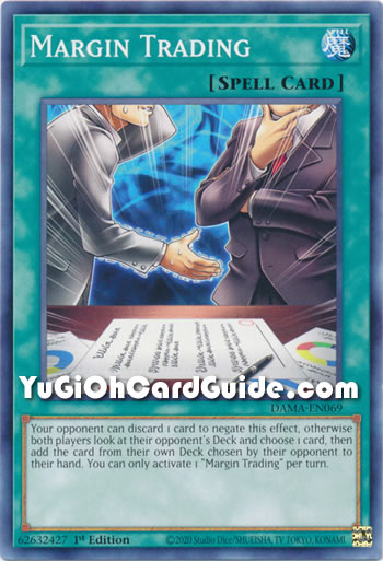 Yu-Gi-Oh Card: Margin Trading