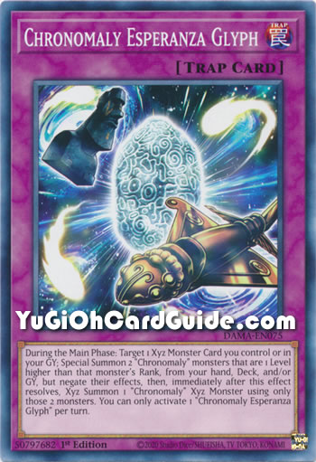 Yu-Gi-Oh Card: Chronomaly Esperanza Glyph
