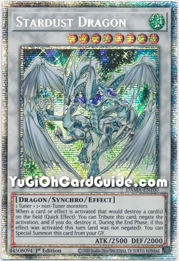Yu-Gi-Oh Card: Stardust Dragon