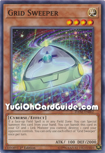 Yu-Gi-Oh Card: Grid Sweeper