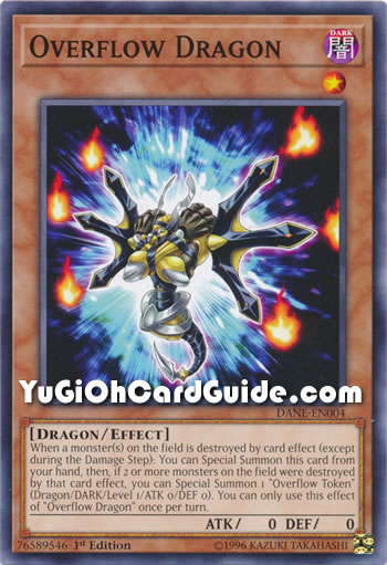 Yu-Gi-Oh Card: Overflow Dragon