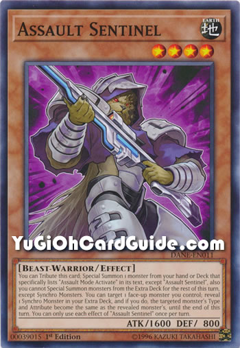 Yu-Gi-Oh Card: Assault Sentinel