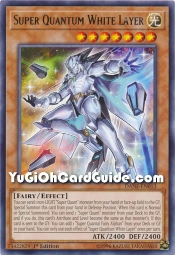 Yu-Gi-Oh Card: Super Quantum White Layer