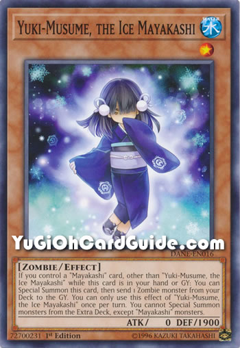 Yu-Gi-Oh Card: Yuki-Musume, the Ice Mayakashi