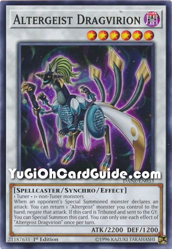 Yu-Gi-Oh Card: Altergeist Dragvirion