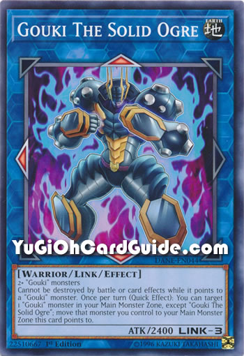 Yu-Gi-Oh Card: Gouki The Solid Ogre