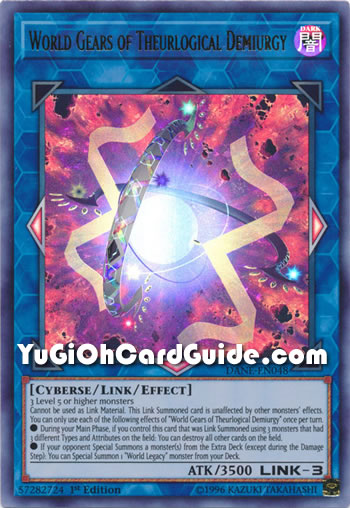 Yu-Gi-Oh Card: World Gears of Theurlogical Demiurgy