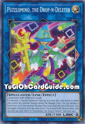 Yu-Gi-Oh Card: Puzzlomino, the Drop-n-Deleter