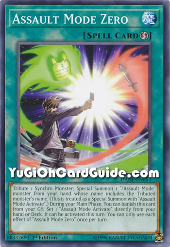Yu-Gi-Oh Card: Assault Mode Zero