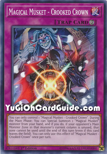 Yu-Gi-Oh Card: Magical Musket - Crooked Crown