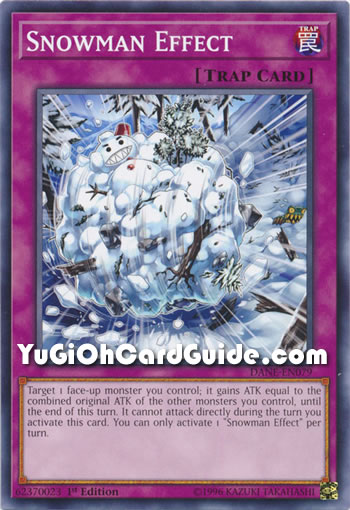 Yu-Gi-Oh Card: Snowman Effect