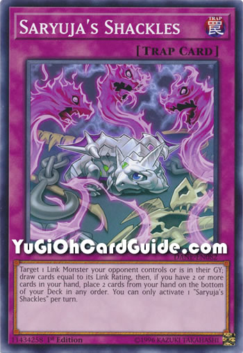 Yu-Gi-Oh Card: Saryuja's Shackles