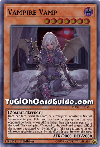 Yu-Gi-Oh Card: Vampire Vamp