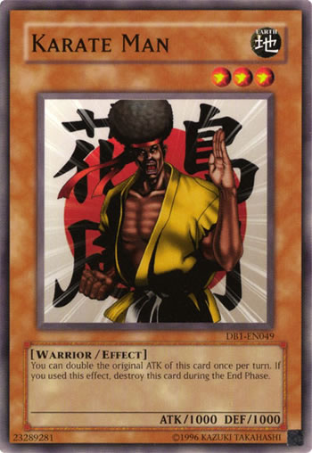 Yu-Gi-Oh Card: Karate Man