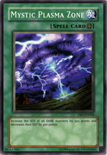 Yu-Gi-Oh Card: Mystic Plasma Zone